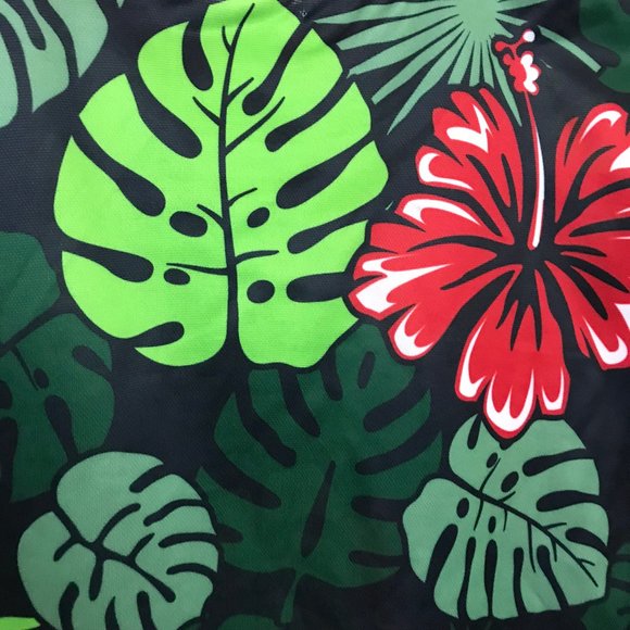 Southpole Small T Shirt Green Leaf Print Short New - Picture 5 of 5